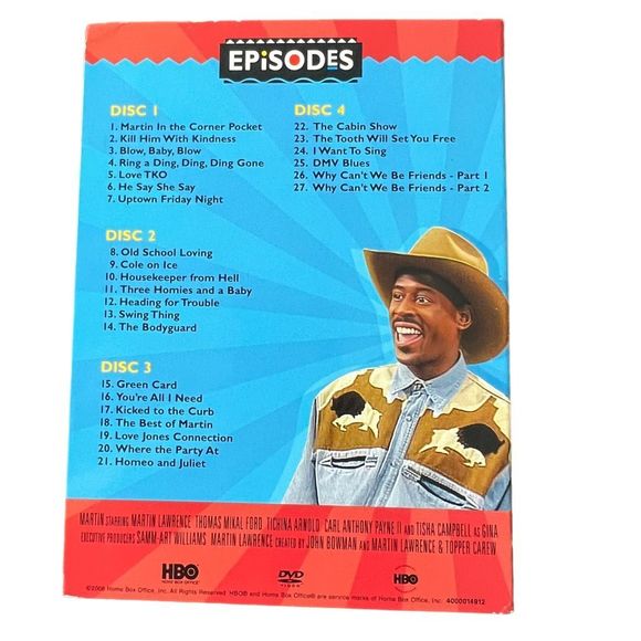 Martin The Complete Fourth Season DVD 4 Discs Television Sitcom Martin Lawrence‎ - Picture 7 of 8